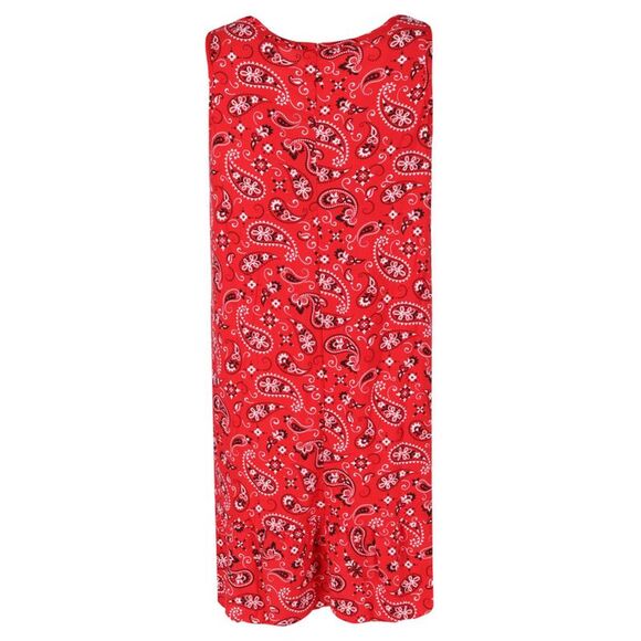 5 More Minutes Women's Paisley Sleeveless Sleep Gown - Picture 2 of 3